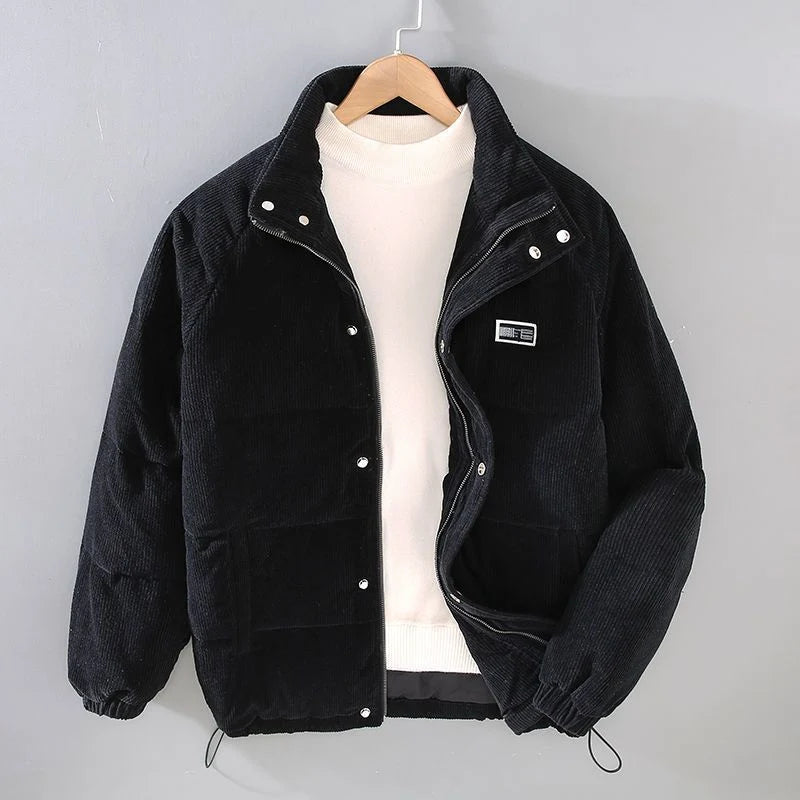 Men's Padded Jacket Insulated Multiple Pockets Comfortable Fit