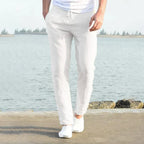Men's Pants 100% Linen Relaxed Fit