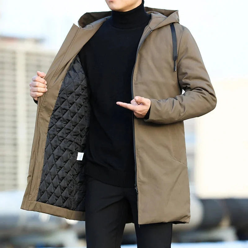 Men's Parka Insulated Windproof & Water-Repellent