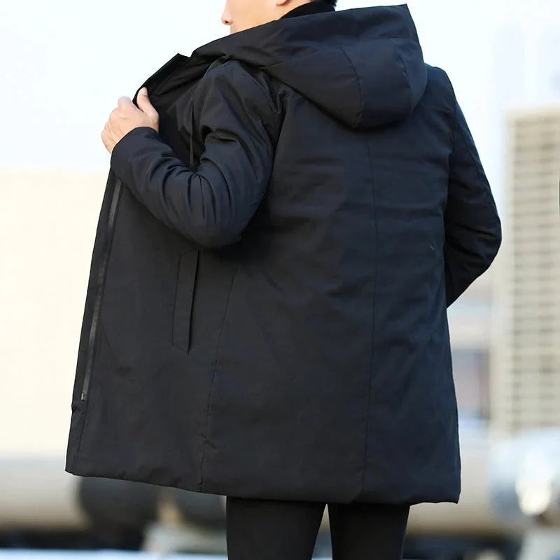 Men's Parka Insulated Windproof & Water-Repellent