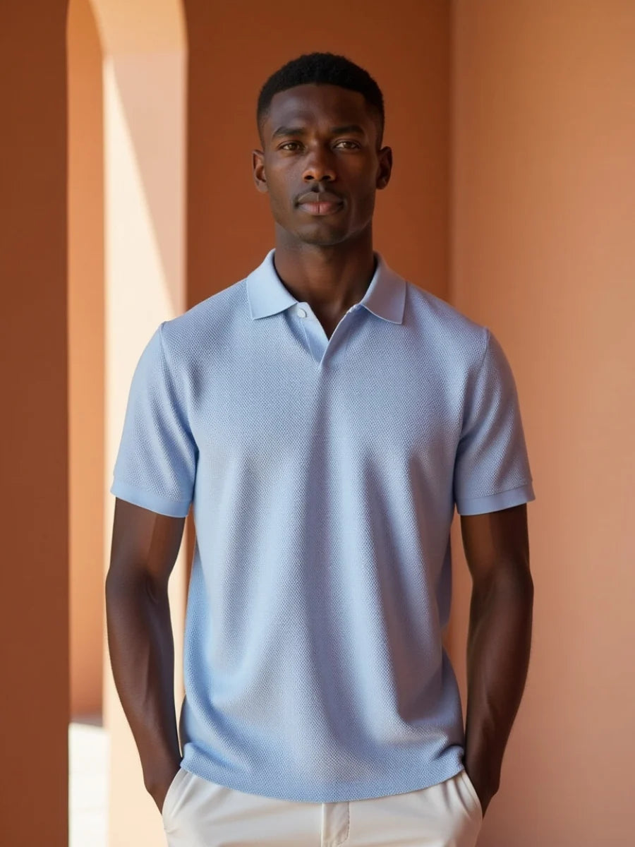 Men's Polo Lightweight Breathable Cotton