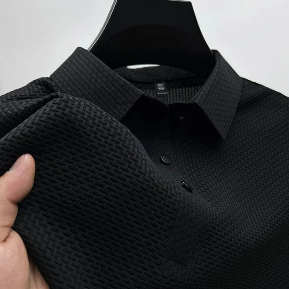 Men's Polo Shirt Tailored Fit & Breathable Cotton Blend