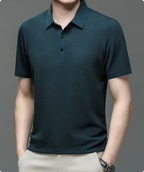 Men's Polo Shirt Tailored Fit & Breathable Cotton Blend