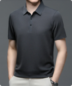 Men's Polo Shirt Tailored Fit & Breathable Cotton Blend