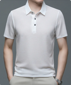 Men's Polo Shirt Tailored Fit & Breathable Cotton Blend