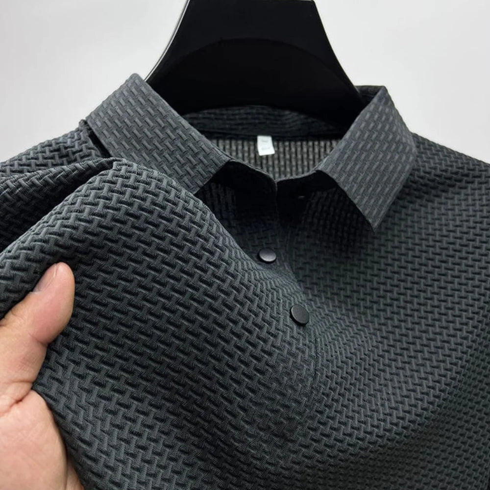 Men's Polo Shirt Tailored Fit & Breathable Cotton Blend