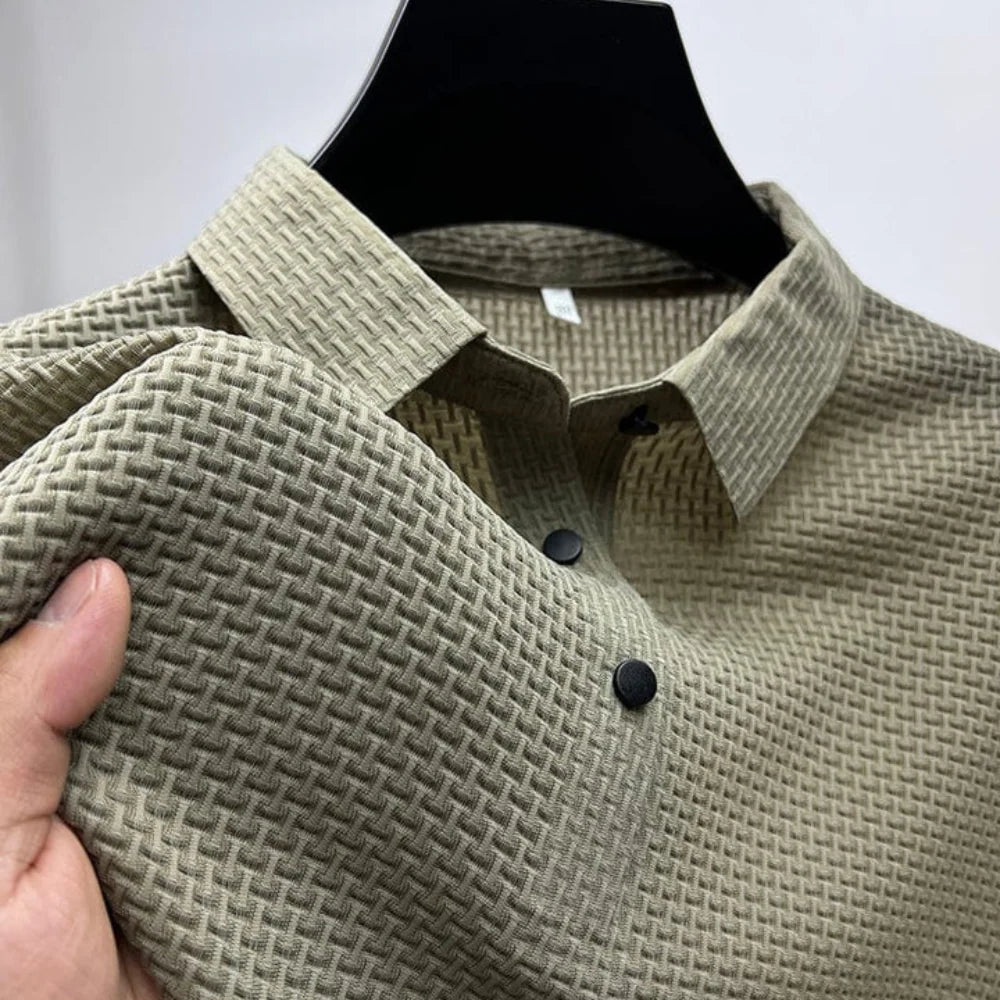 Men's Polo Shirt Tailored Fit & Breathable Cotton Blend