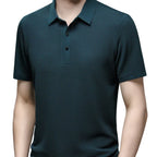 Men's Polo Shirt Tailored Fit Breathable Cotton Blend