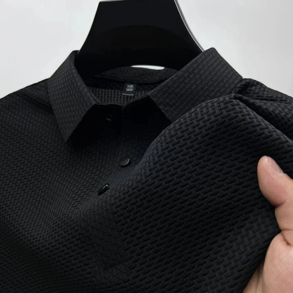Men's Polo Shirt Tailored Fit Breathable Cotton Blend