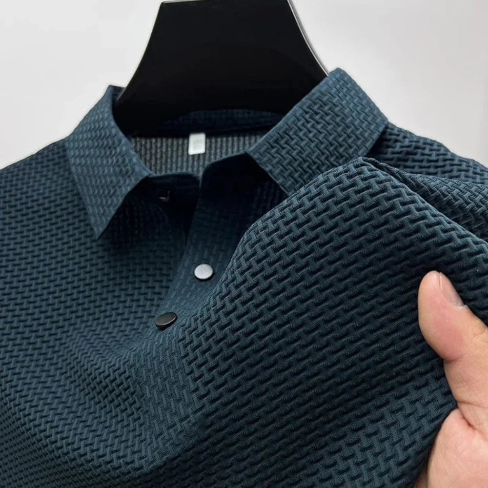 Men's Polo Shirt Tailored Fit & Breathable Cotton Blend