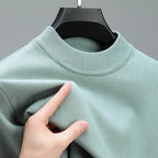 Men's Pullover Sweater Soft Knit Ribbed Hem