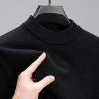 Men's Pullover Sweater Soft Knit Ribbed Hem