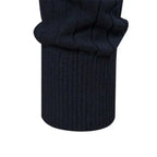 Men's Quarter Zip Sweater Ribbed Knit Adjustable Zip