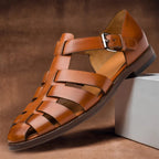 Men's Sandals Breathable Leather & Padded Sole