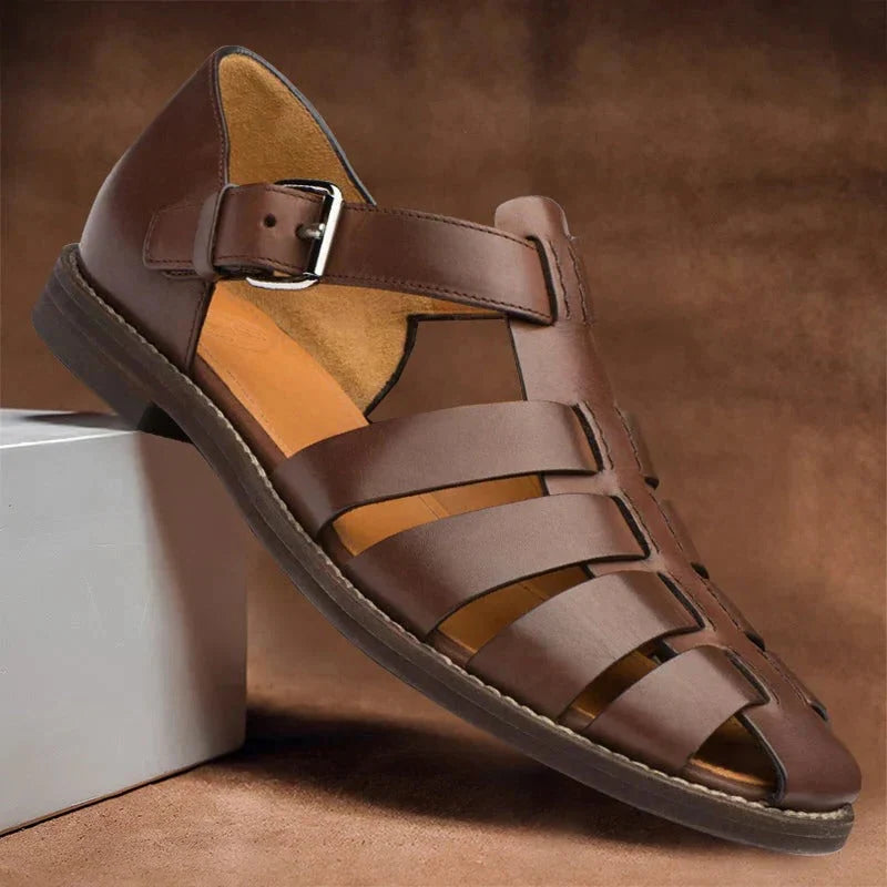Men's Sandals Ergonomic Footbed Open Toe Adjustable Buckles