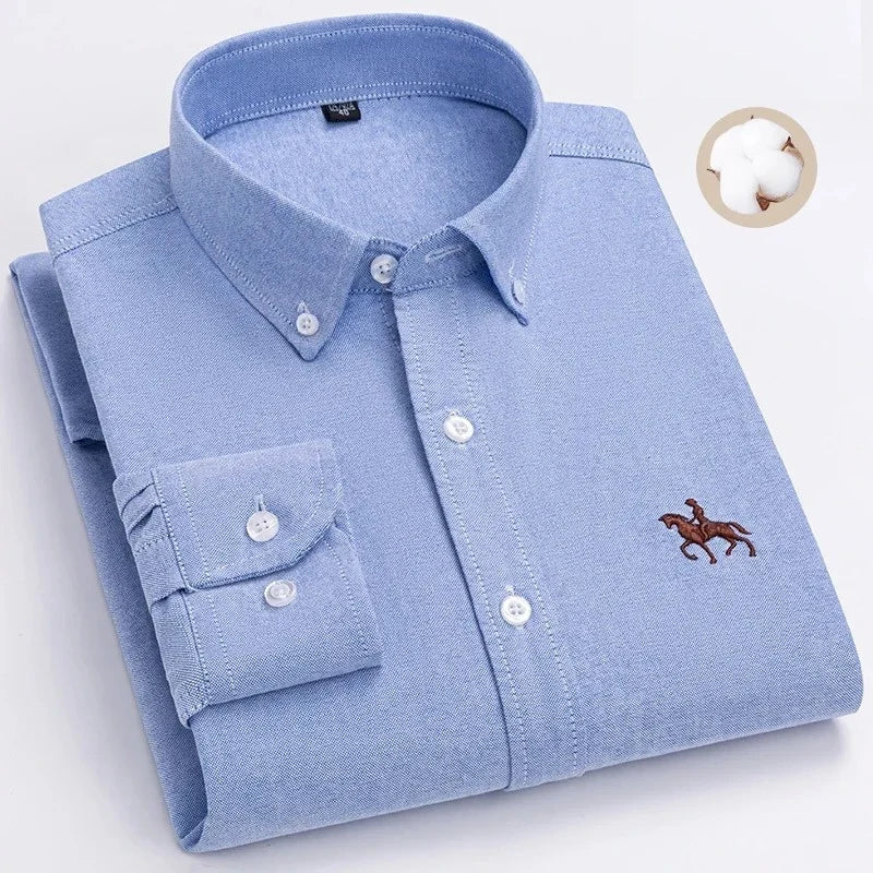Men's Shirt Premium Cotton Anti-Crease Machine Washable
