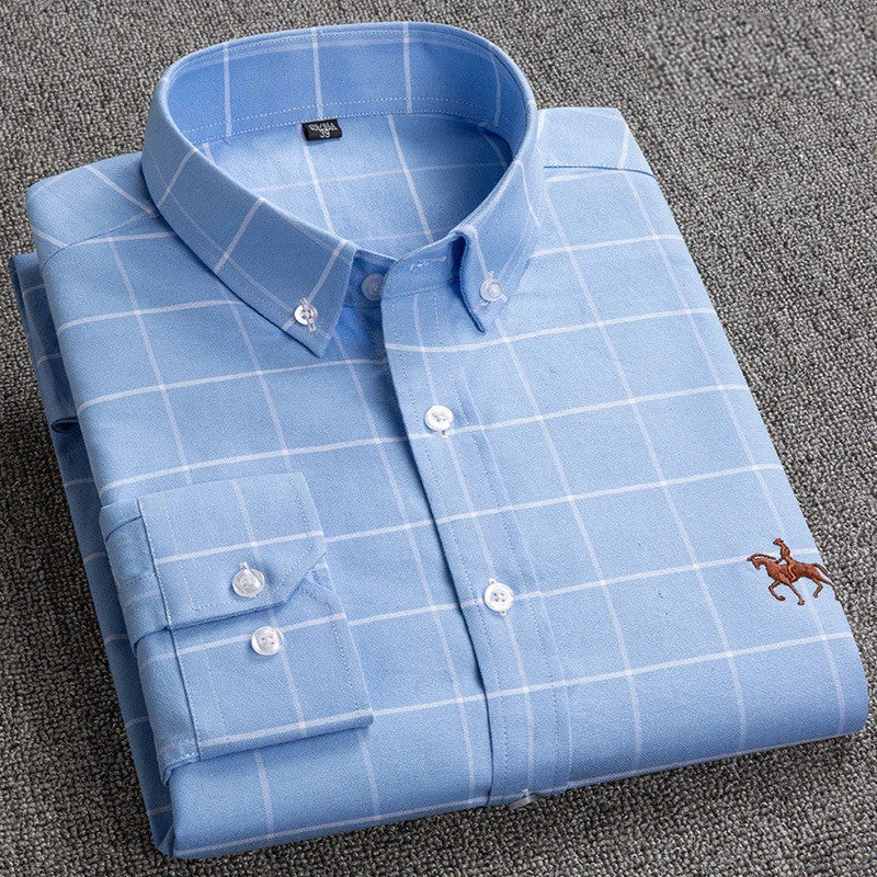 Men's Shirt Premium Cotton Anti-Crease Machine Washable