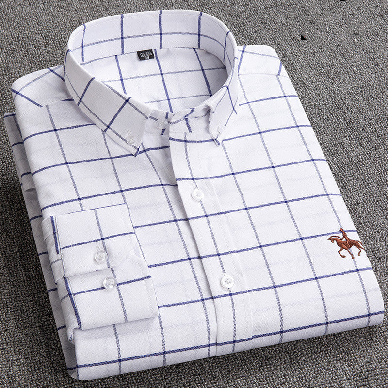 Men's Shirt Premium Cotton Anti-Crease Machine Washable