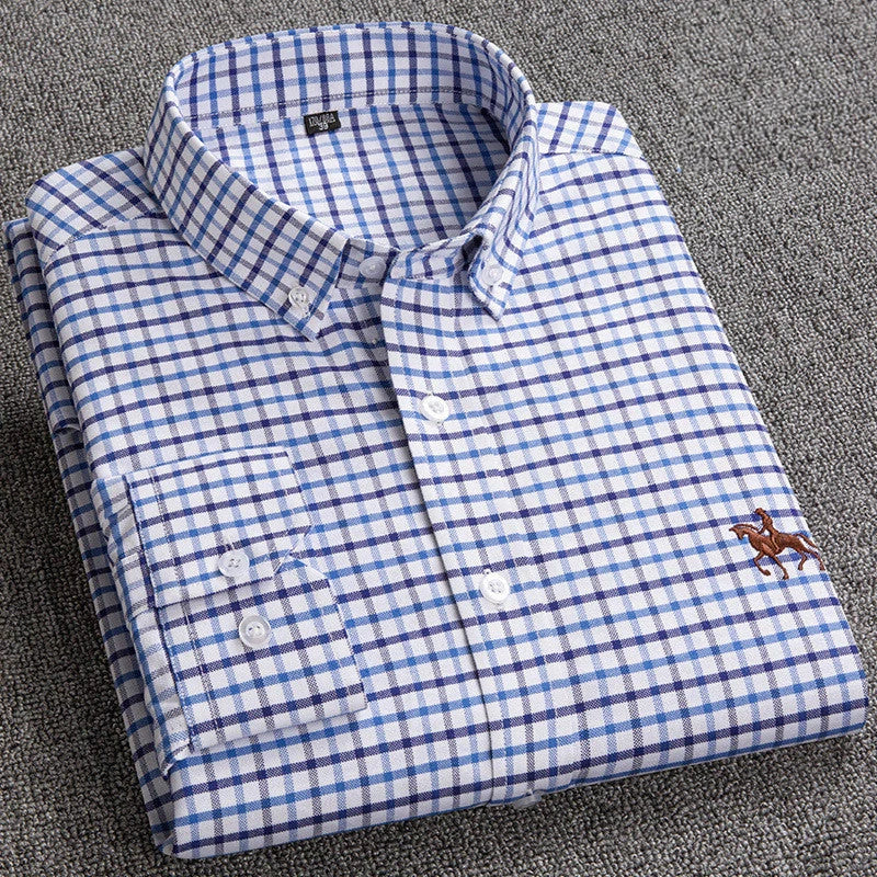 Men's Shirt Premium Cotton Anti-Crease Machine Washable