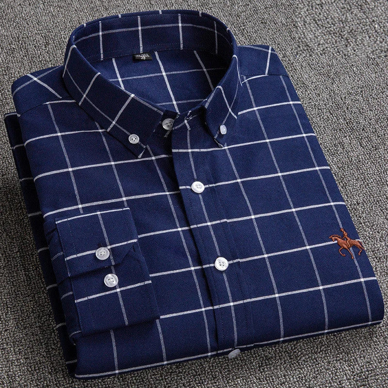 Men's Shirt Premium Cotton Anti-Crease Machine Washable