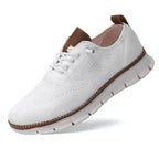 Men's Shoes Ergonomic Insole Vegan Leather Upper