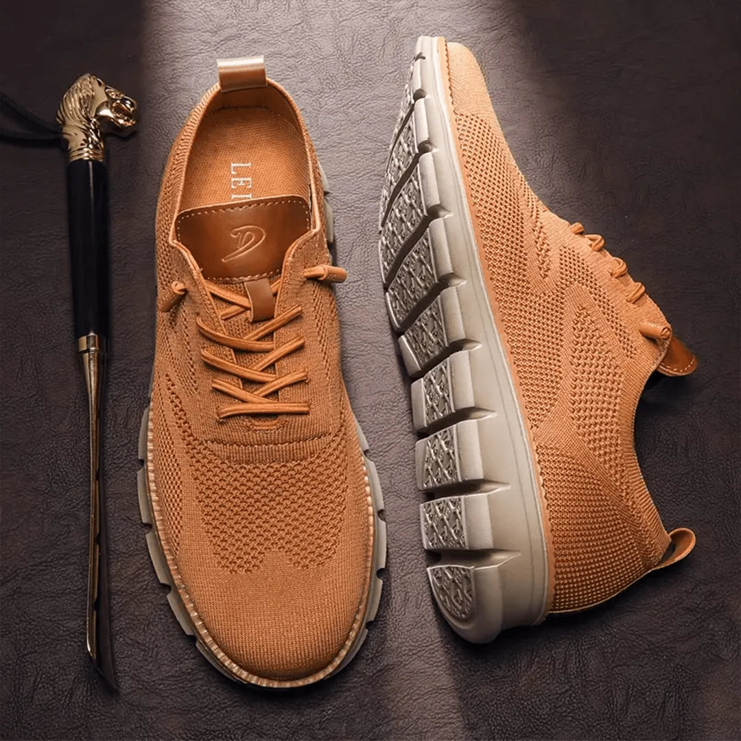 Men's Shoes Ergonomic Insole Vegan Leather Upper