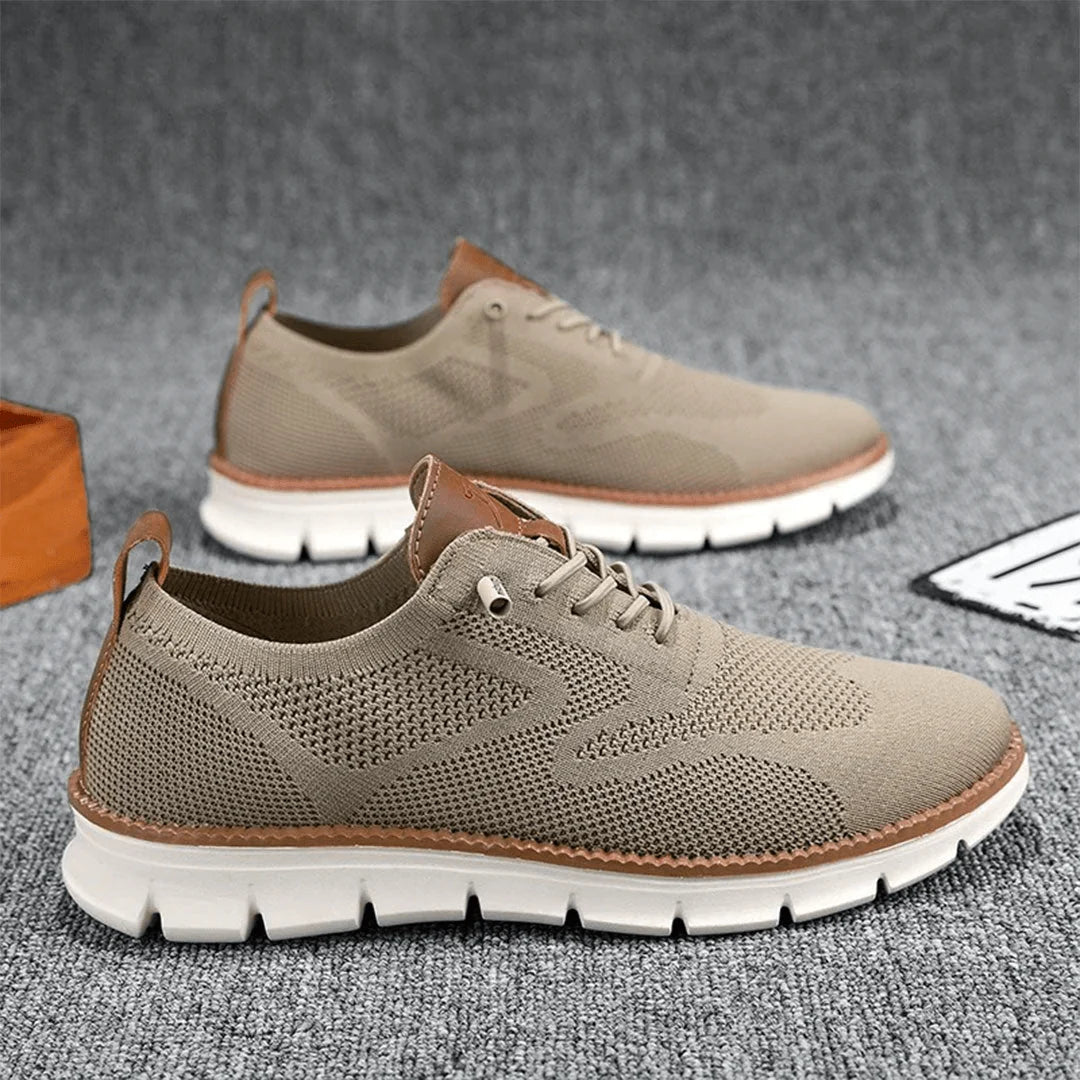 Men's Shoes Ergonomic Insole Vegan Leather Upper