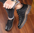 Men's Shoes Handmade Leather Ergonomic Insole & Non-Slip Sole