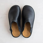 Men's Slippers Genuine Leather Removable Orthotic Insoles