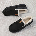 Men’s Slippers Synthetic Wool Warm Loafer Machine Washable