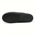Men’s Slippers Synthetic Wool Warm Loafer Machine Washable