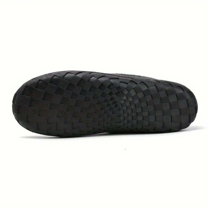 Men’s Slippers Synthetic Wool Warm Loafer Machine Washable