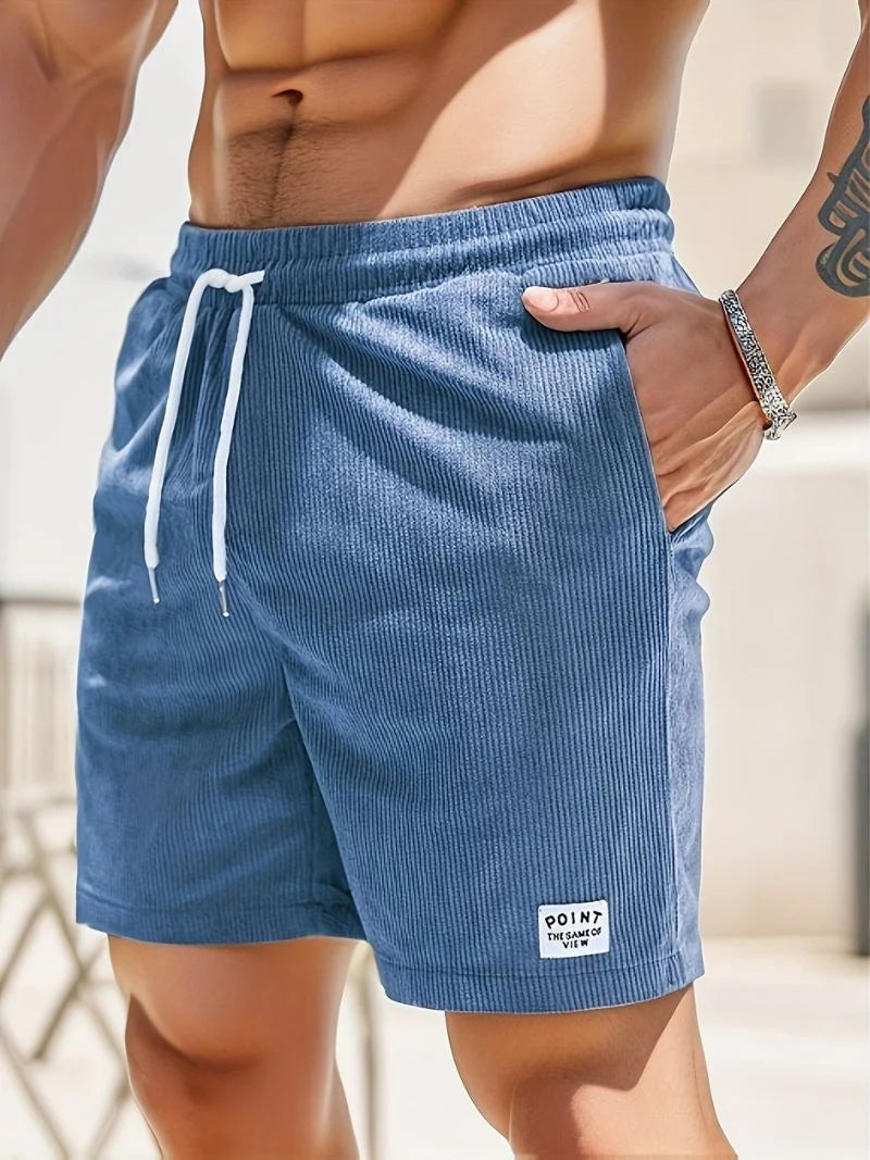 Men's Summer Shorts Striped Loose Fit Lightweight & Breathable