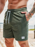 Men's Summer Shorts Striped Loose Fit Lightweight & Breathable