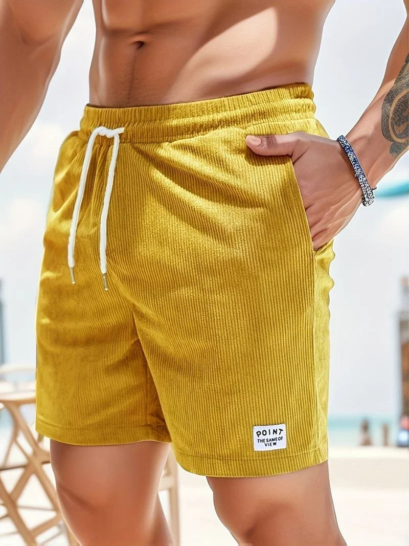 Men's Summer Shorts Striped Loose Fit Lightweight & Breathable