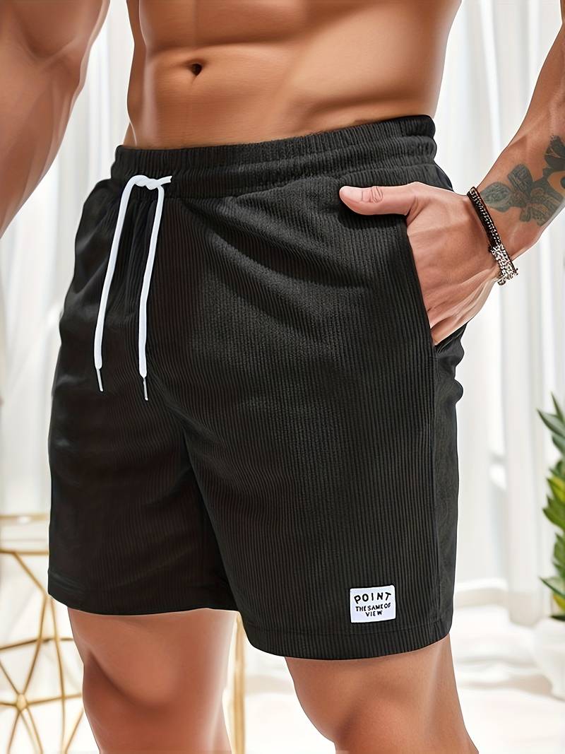 Men's Summer Shorts Striped Loose Fit Lightweight & Breathable