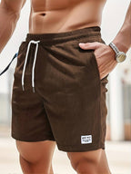 Men's Summer Shorts Striped Loose Fit Lightweight & Breathable