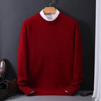 Men's Sweater Crewneck 100% Cashmere Soft & Durable