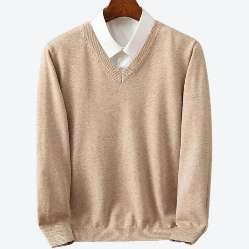 Men's Sweater Soft & Warm Knit Round Neck