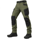 Men’s Tactical Trousers Fleece-Lined Water-Resistant Reinforced Knees