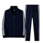 Men's Tracksuit Breathable Polyester 2-Piece Set
