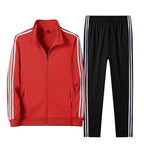 Men's Tracksuit Breathable Polyester 2-Piece Set