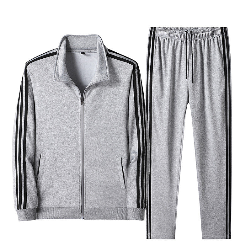 Men's Tracksuit Breathable Polyester 2-Piece Set