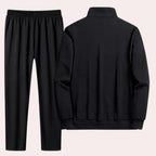 Men's Tracksuit Set Full-Zip Jacket & Elastic Cuffs