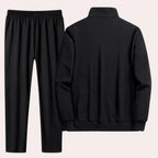 Men's Tracksuit Wrinkle-Resistant Polyester Full-Zip