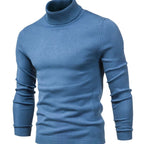 Men's Turtleneck Sweater Slim Fit Full Neck Coverage