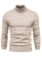 Men's Turtleneck Sweater Soft Knit Lightweight Layering