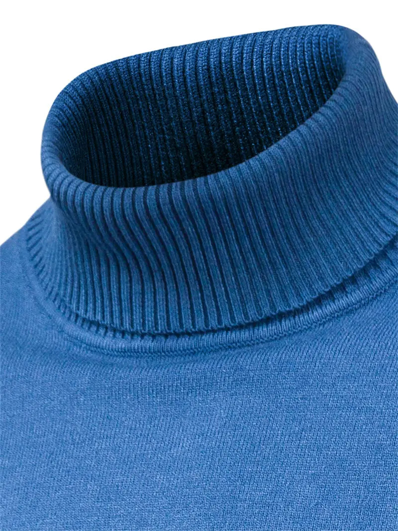 Men's Turtleneck Sweater Soft Knit Lightweight Layering