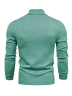 Men's Turtleneck Sweater Soft Knit Lightweight Layering