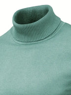Men's Turtleneck Sweater Soft Knit Lightweight Layering